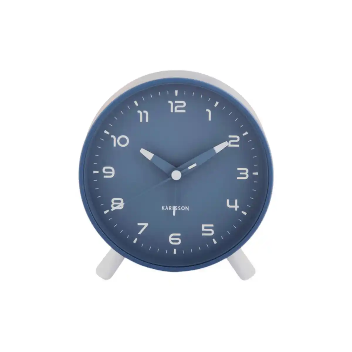 Bild 1 von Karlsson Wecker Orgullo, Blau, Metall, 5x8.5x8.5 cm, Weckfunktion, Dekoration, Uhren, Wecker
