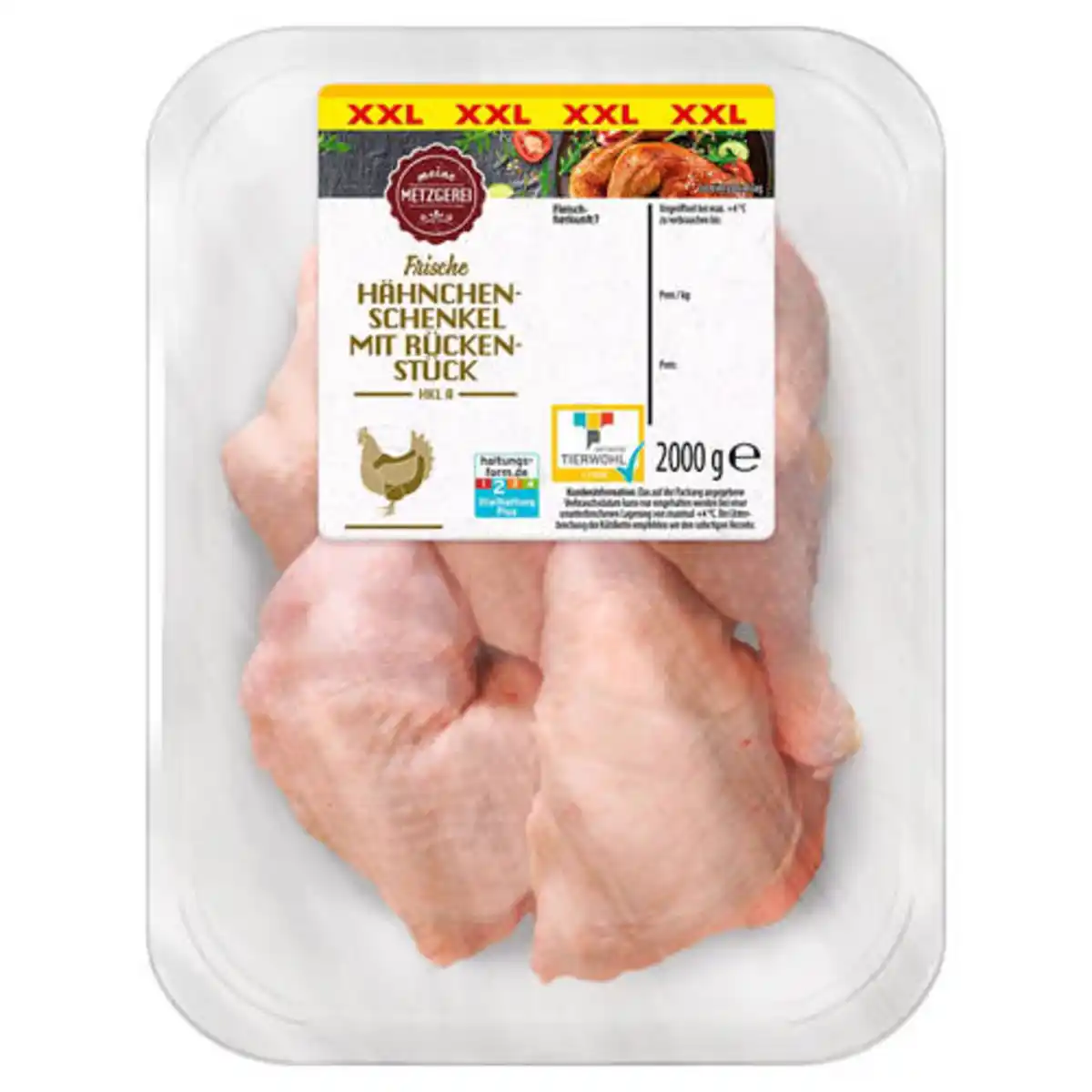 Bild 1 von MEINE METZGEREI Hähnchen-Schenkel mit Rückenstück 2 kg