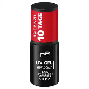 P2 UV-Lacke, Nail Polish, Rot 40
