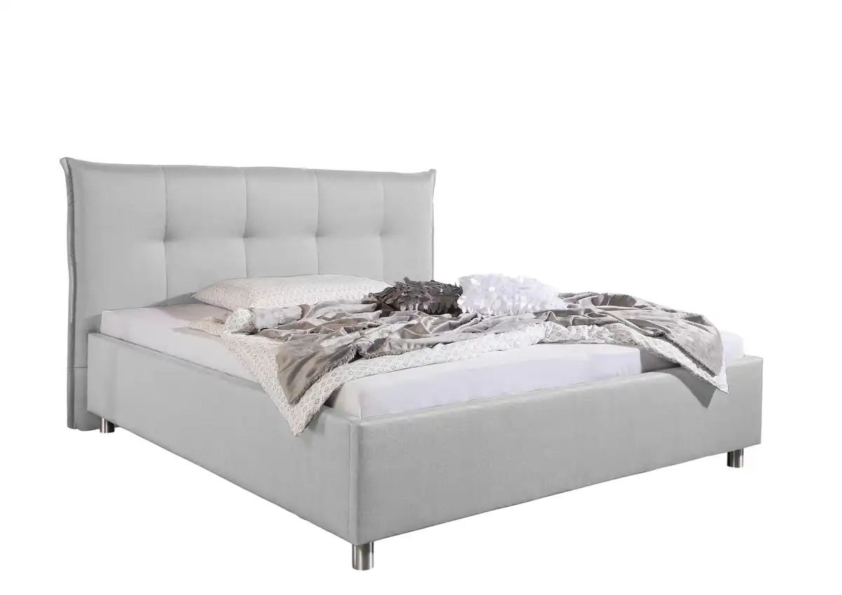 Bild 1 von Polsterbett Fraser Hellgrau ca. 180x200 cm, Hellgrau