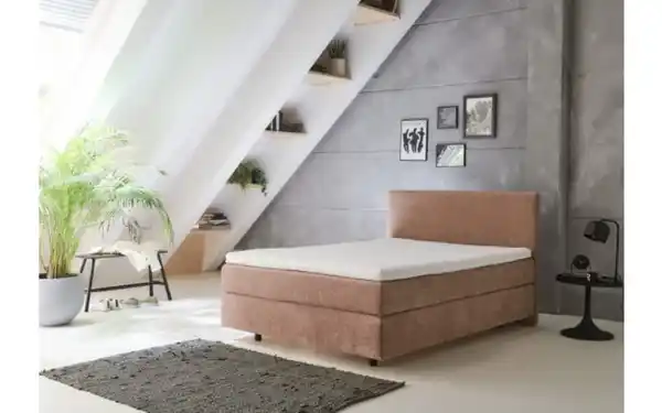 Bild 2 von Boxspringbett OC-BX23163, teracotta, 140 x 200 cm