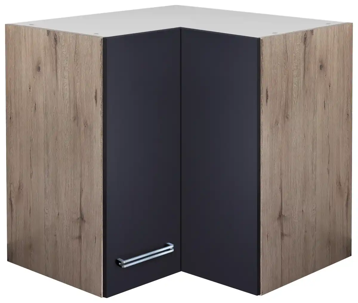 Bild 1 von Eckoberschrank Anthrazit/Eiche, Eichefarben