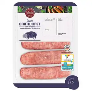 MEINE METZGEREI Grobe Schweine-Bratwurst 400 g
