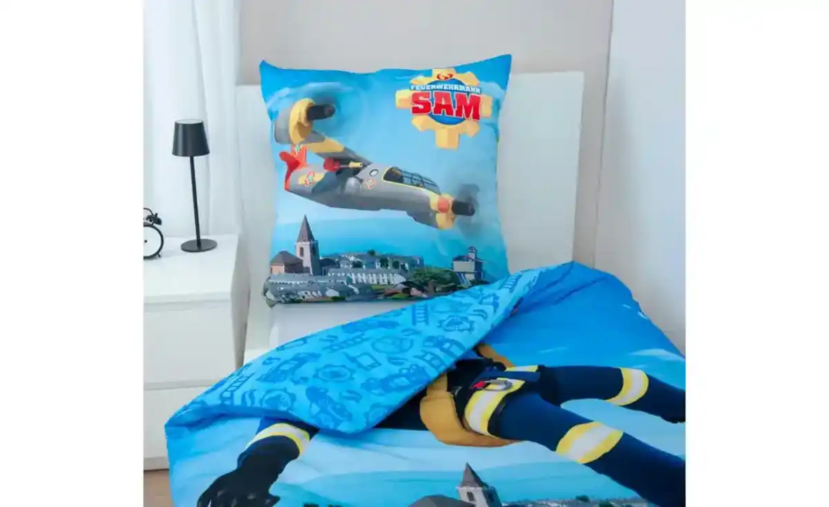 Bild 1 von Herding Bettwäsche-Set Feuerwehrmann Sam