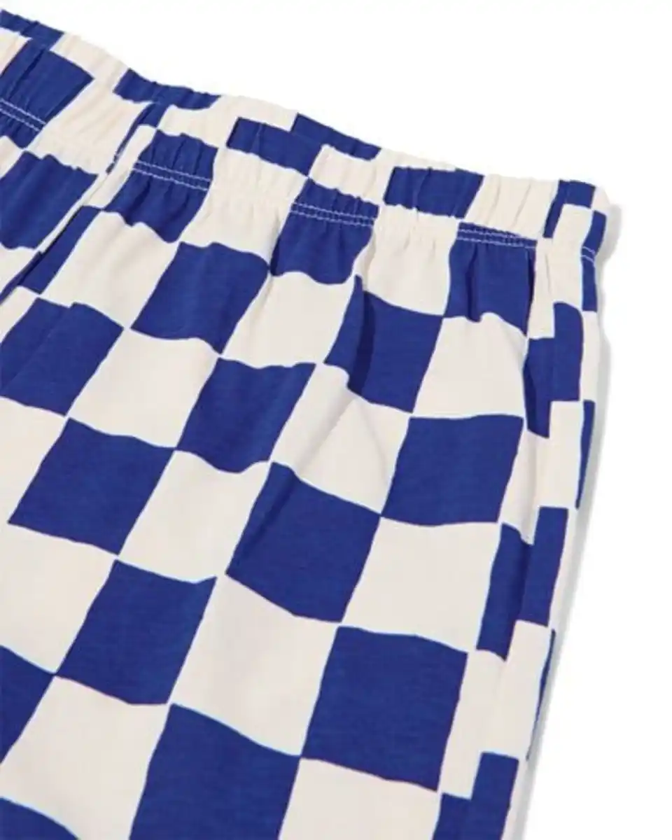 Bild 3 von Kinder-Kurzpyjama Farbkontrast blau