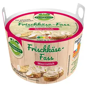 · FAIR&GUT · Frischkäse-Fass 200 g, Meerrettich