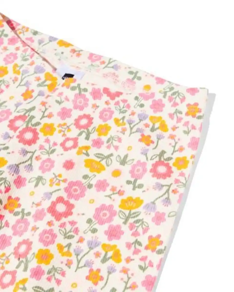 Bild 3 von Kinderpyjama, gerippt, mit Blumen multifarbe