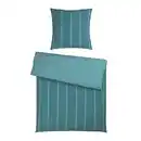 Bild 1 von Bio:Vio Wendebettwäsche, Petrol, Textil, 135x200 cm, Oeko-Tex® Made IN Green, pflegeleicht, hautfreundlich, Schlaftextilien, Bettwäsche, Bettwäsche, Renforcé-Bettwäsche