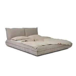 Tom Tailor Polsterbett Pillow Bed, Beige, Textil, Höhe ca. 30 cm, 160x200 cm, Stoffauswahl, in verschiedenen Größen erhältlich, Schlafzimmer, Betten, Polsterbetten