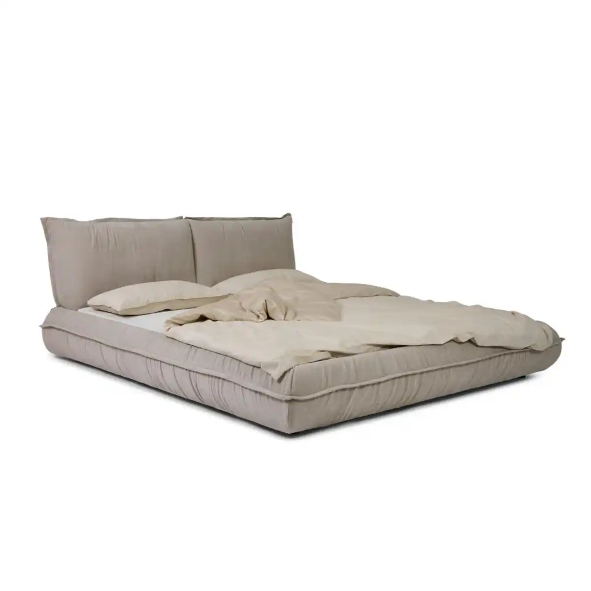 Bild 1 von Tom Tailor Polsterbett Pillow Bed, Beige, Textil, Höhe ca. 30 cm, 160x200 cm, Stoffauswahl, in verschiedenen Größen erhältlich, Schlafzimmer, Betten, Polsterbetten