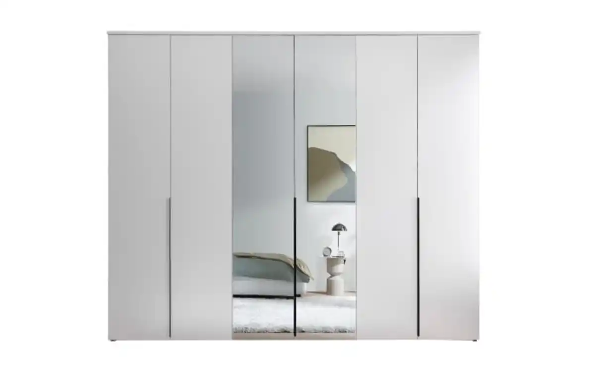 Bild 3 von Drehtürenschrank Kevo, weiß, 270 x 225 cm, inkl. Spiegeltüren