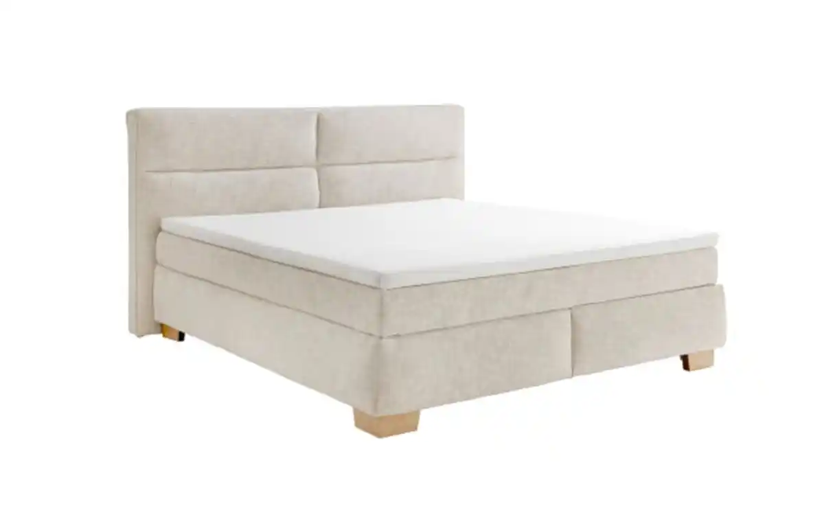 Bild 2 von Boxspringbett Cornelia 6, Ivory, 180 x 200 cm, inkl. Topper