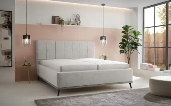 Bild 3 von Polsterbett Stamford, grau, inkl. Sockelbeleuchtung