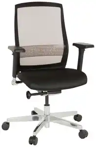 Drehstuhl Fountaine Schwarz, Schwarz