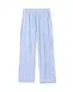 Bild 2 von Damen-Pyjamahose aus Seersucker, gestreift blau