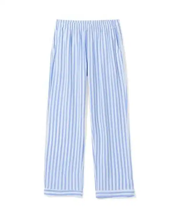 Bild 2 von Damen-Pyjamahose aus Seersucker, gestreift blau