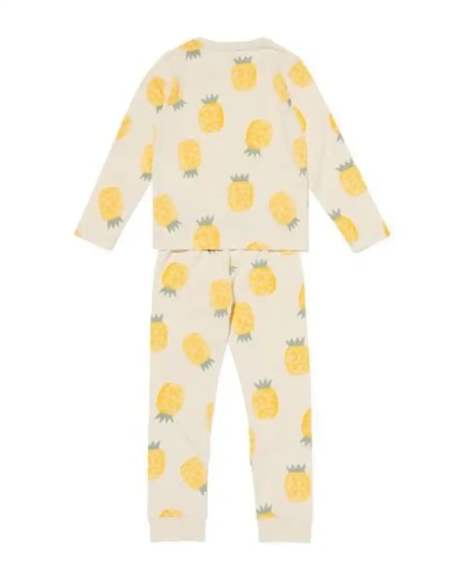 Bild 3 von Kinderpyjama Ananas eierschalenfarben