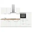 Bild 1 von Nobilia Küchenblock Touch, Weiß, Eiche, Metall, 8 Schublade(n),1 Schublade(n) Schubladen, nur wie online abgebildet bestellbar, 330 cm, Blauer Engel, Pefc, Goldenes M, Made in Germany, DGM-Klimapak