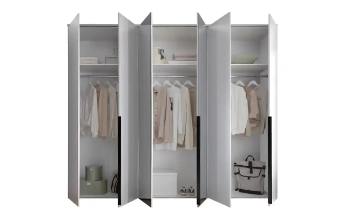 Bild 4 von Drehtürenschrank Kevo, weiß, 270 x 225 cm, inkl. Spiegeltüren