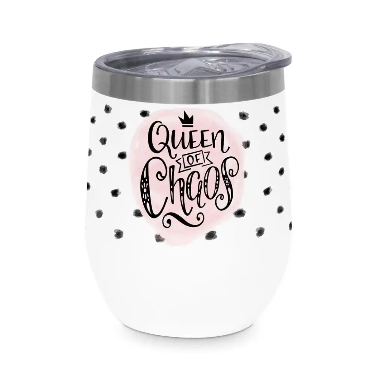 Bild 1 von Thermobecher Queen of Chaos aus Edelstahl, Multicolor
