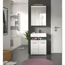 Bild 1 von Mid.you Badezimmer, Weiß Hochglanz, Kunststoff, 2-teilig, 7 Fächer, G, 60 cm, FSC Mix, stehend, Badezimmer, Badmöbelsets & Badmöbelserien, Badmöbel-Sets, G