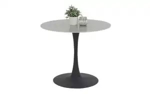 Esstisch Paola I, Marmor Nachbildung/grau