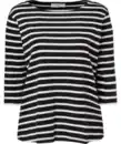 Bild 1 von Gestreiftes Shirt, schwarz/weiß