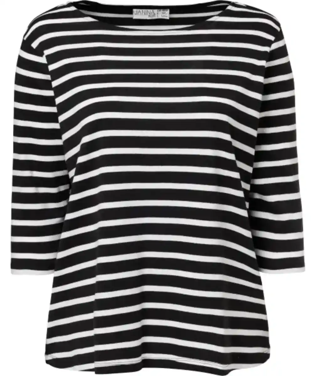 Bild 1 von Gestreiftes Shirt, schwarz/weiß