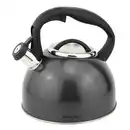 Bild 1 von Teekessel Michelino, Schwarz, Metall, 2,5 L, 20x23x20 cm, für alle Herdarten geeignet,für geeignet, Küchengeräte, Wasserkocher