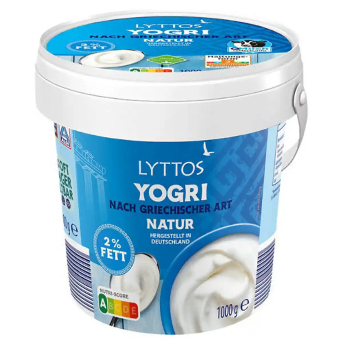 Bild 1 von LYTTOS Joghurt griechischer Art 1 kg, 2 % Fett