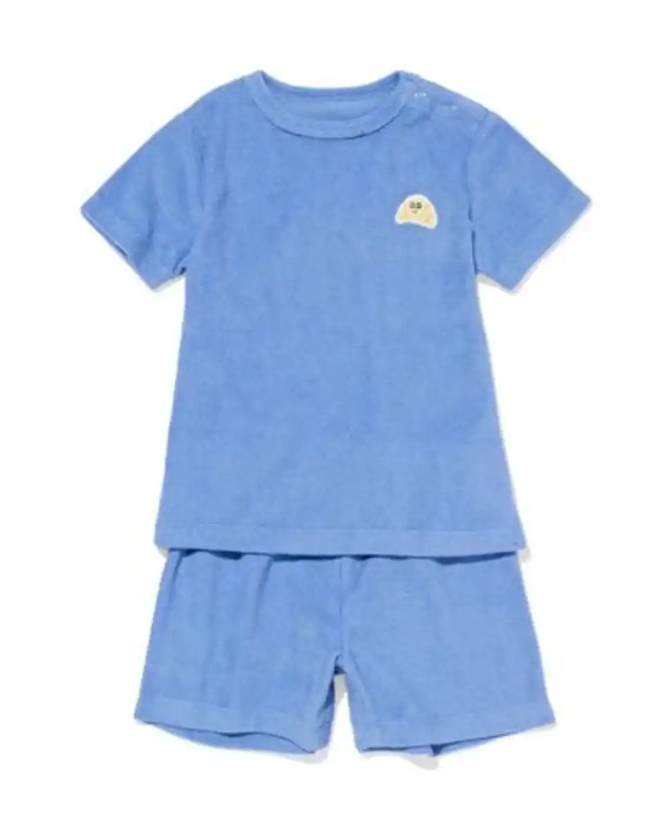 Bild 1 von Baby-Pyjama aus Frottee blau