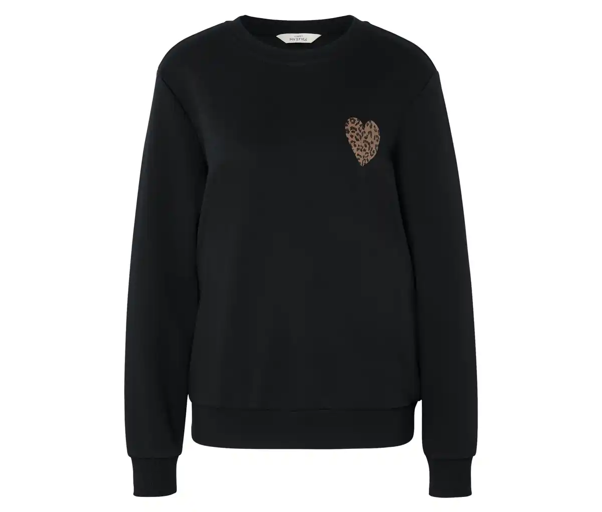 Bild 1 von Sweatshirt mit Print, schwarz