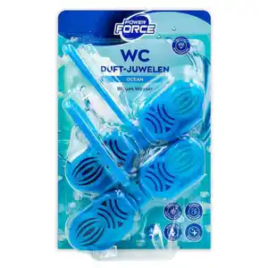 POWER FORCE WC-Duftjuwelen 2 x 48 g, Blauer Ozean