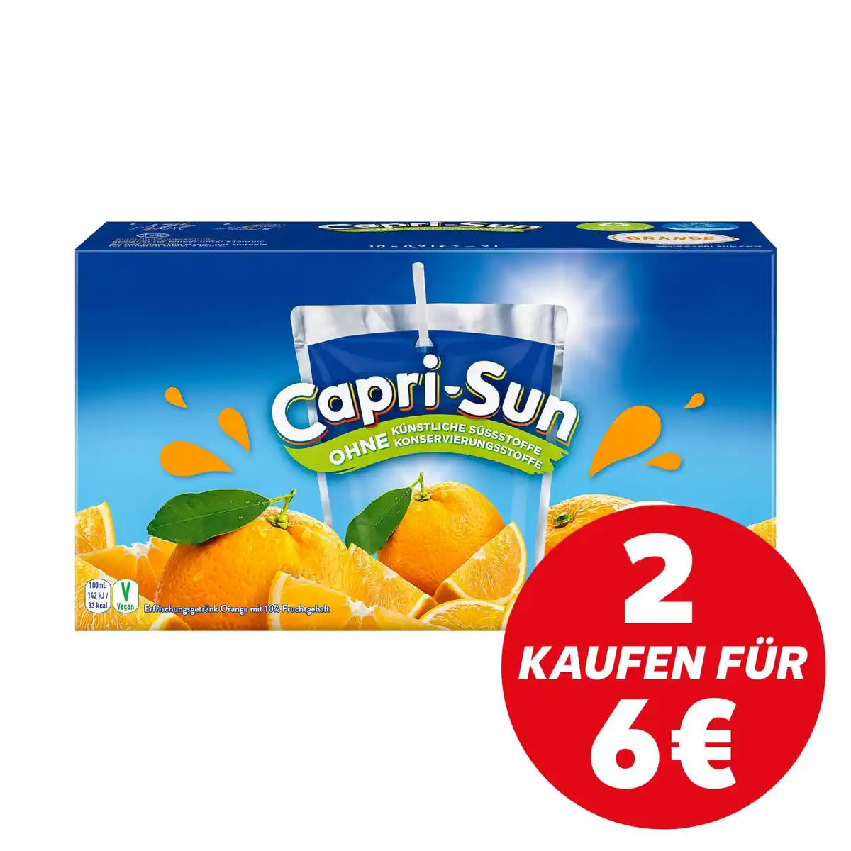 Bild 1 von CAPRI-SUN Fruchtsaftgetränk, 10 x 0,2-l-Packg.