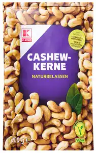 K-CLASSIC Cashewkerne, 200-g-Packg.