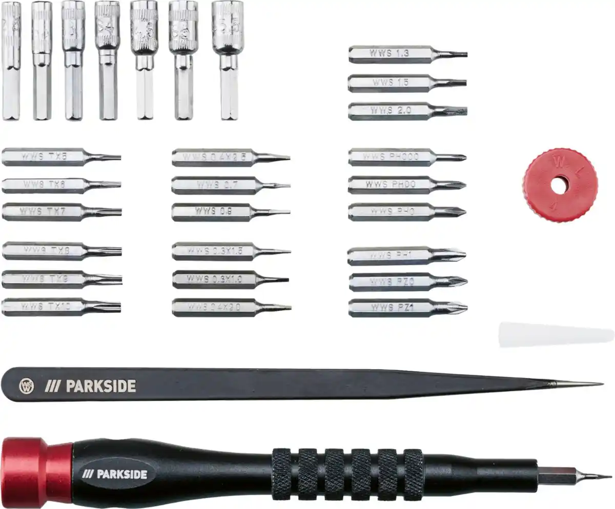 Bild 2 von PARKSIDE® Präzisions-Bit-Set, 32-teilig