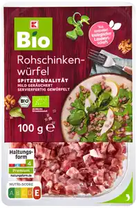 K-CLASSIC Bio-Rohschinken-Würfel, 100-g-Packg.