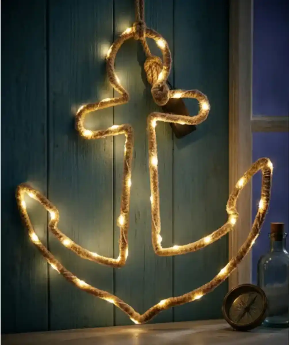Bild 1 von LED-Hängedeko maritim, naturfarben