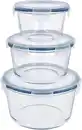 Bild 4 von SILVERCREST® Glasfrischhaltedosen-Set rund, 3-teilig