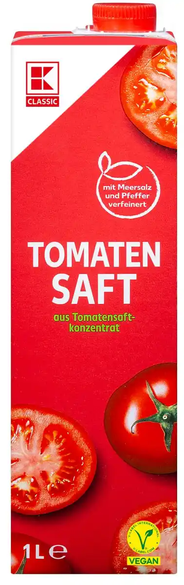 Bild 1 von K-CLASSIC Tomatensaft, 1-l-Packg.