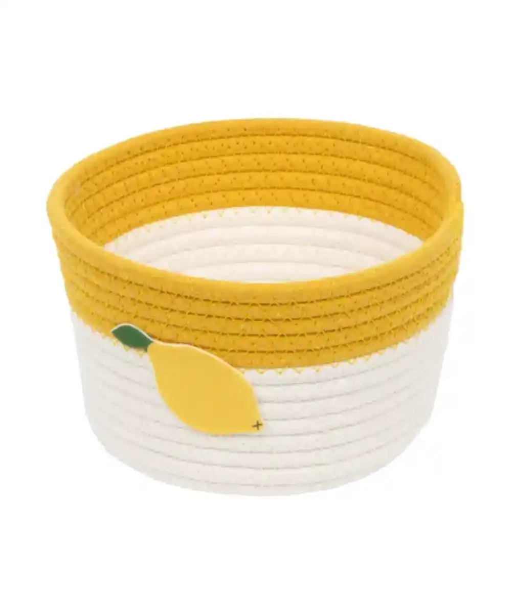 Bild 1 von Aufbewahrungskorb Früchte, weiß/gelb