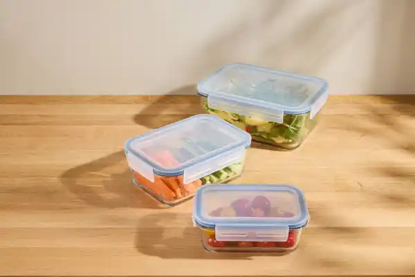 Bild 3 von SILVERCREST® Glasfrischhaltedosen-Set rechteckig, 3-teilig