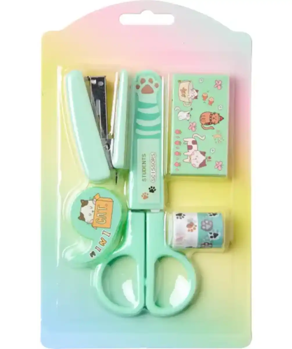Bild 1 von Praktisches Mini-Schreibwarenset, grün