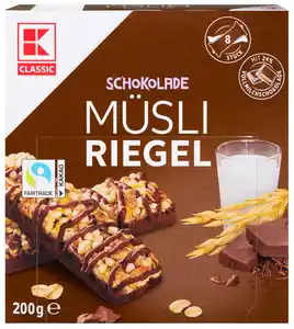 K-CLASSIC Müsliriegel, 8 St. = 200-g-Packg.