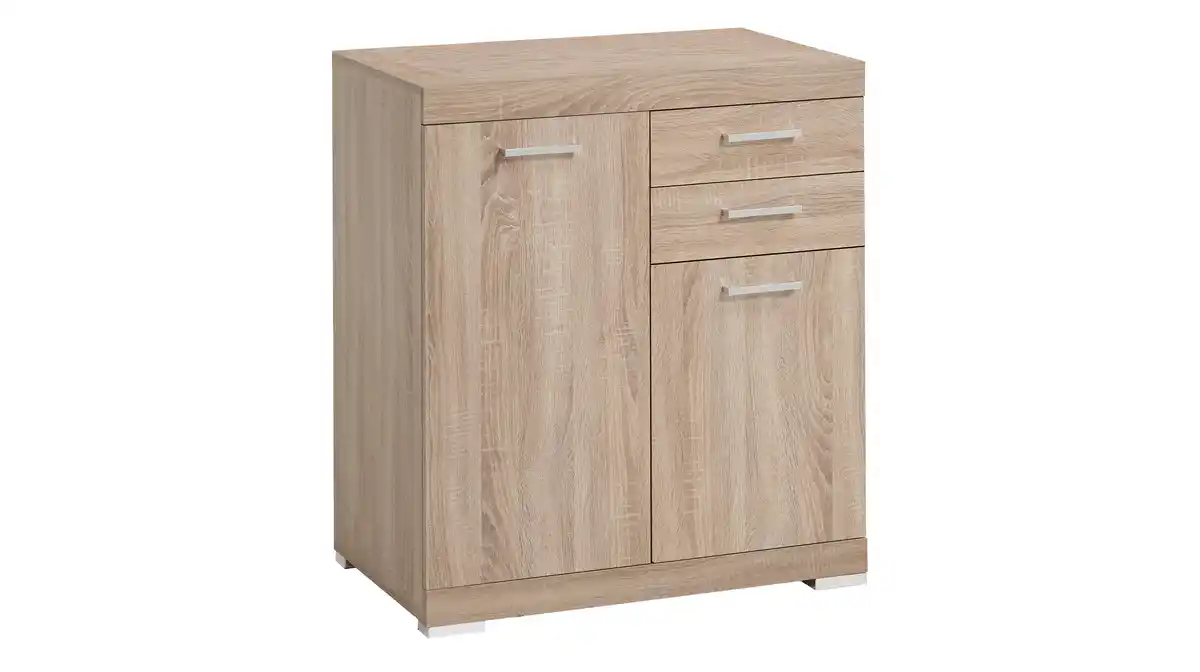 Bild 1 von Kommode Eiche 80 x 50 cm - 2 Schubladen - BRISTOL