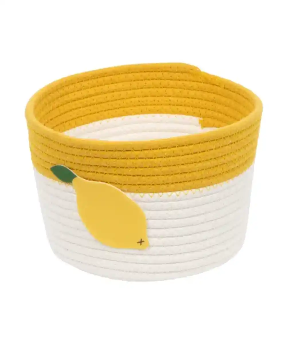 Bild 1 von Aufbewahrungskorb Früchte, weiß/gelb
