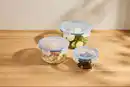 Bild 3 von SILVERCREST® Glasfrischhaltedosen-Set rund, 3-teilig