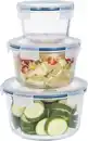 Bild 1 von SILVERCREST® Glasfrischhaltedosen-Set rund, 3-teilig