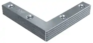 PARKSIDE® Flachwinkel ca. 60 x 60 x 10 mm, 8-St.-Packg.