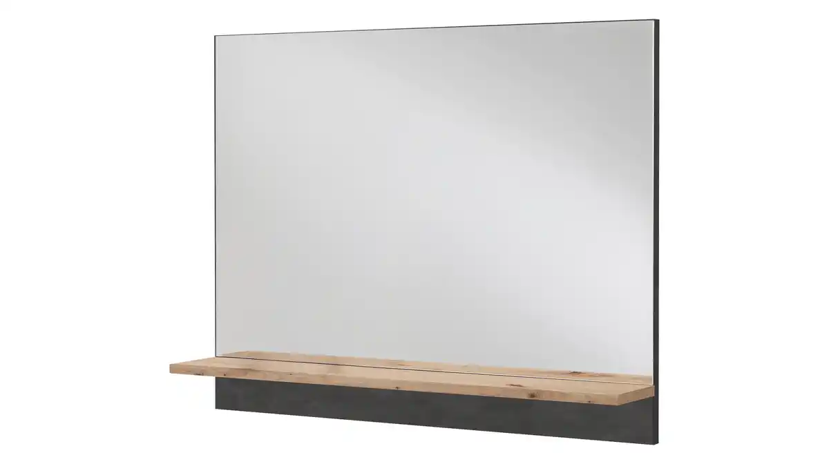 Bild 1 von Wandspiegel anthrazit Artisan Eiche 80 x 63 cm - BRISTOL